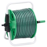 Kolut za vrtno crijevo sa setom, 30 m, promjer 0.5", PVC, zeleno
